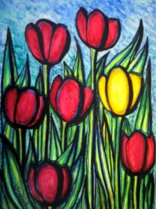 Voir le détail de cette oeuvre: Tulipes II
